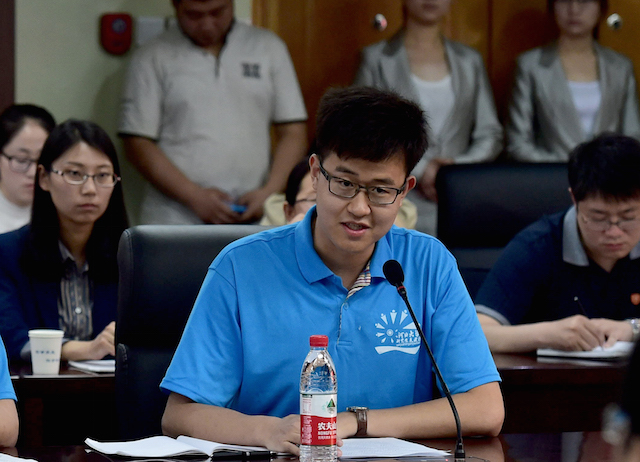 6志愿者代表發言